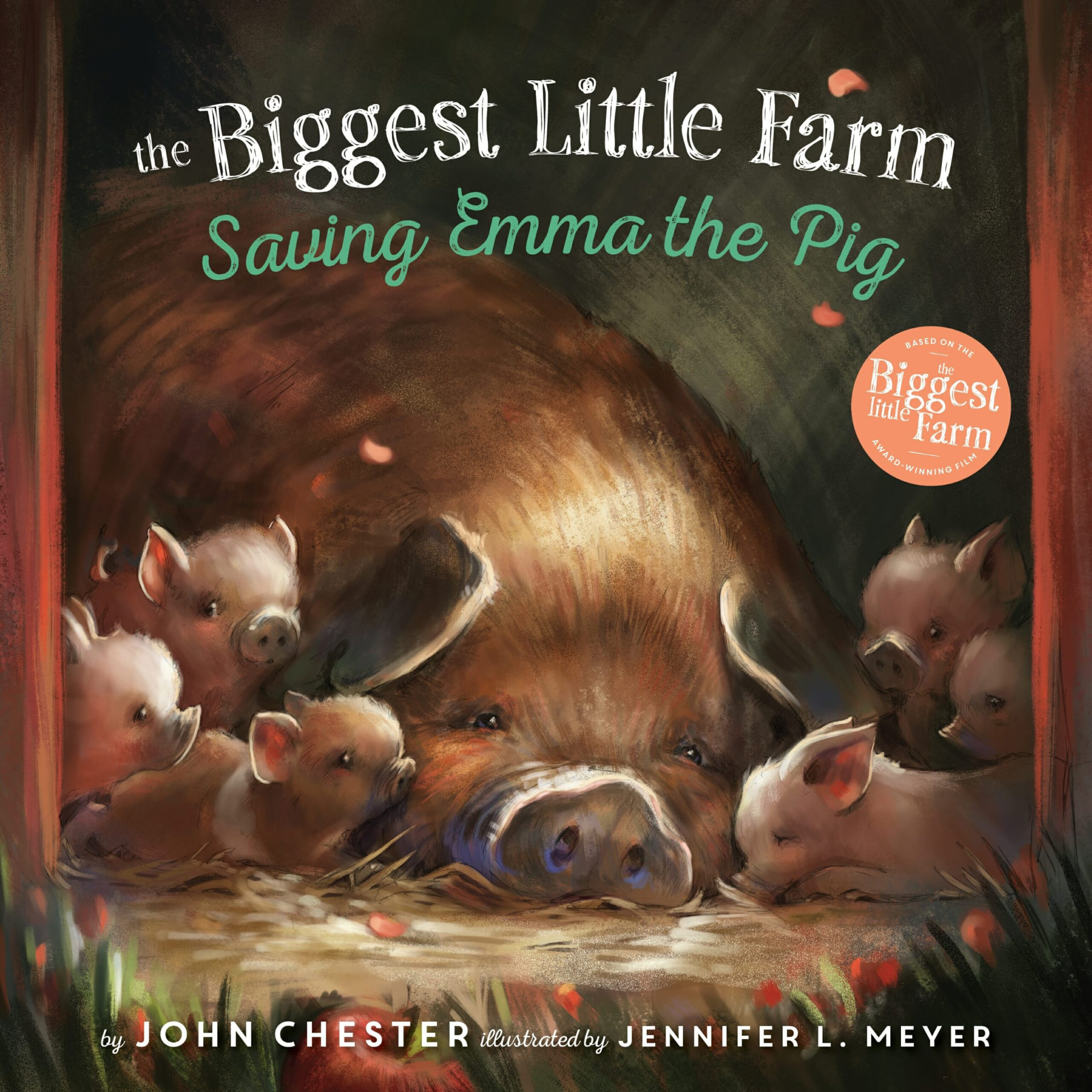 Cover of the children's book Saving Emma the Pig by John Chester